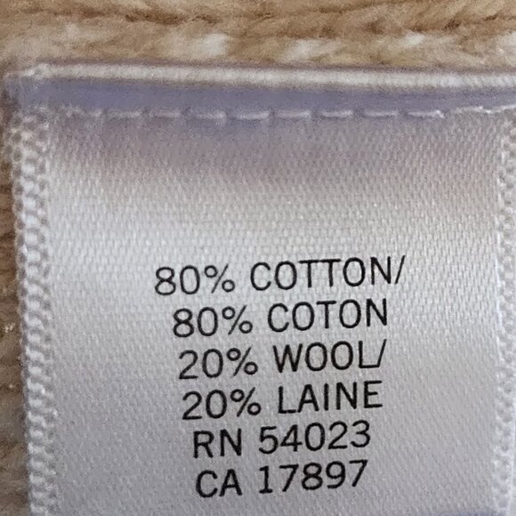 Banana Republic Ivory Cotton Wool Knit Toggle Hooded Cardigan - Picture 6 of 6